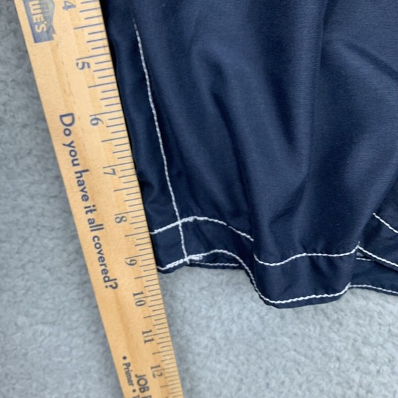 Old Navy Board Shorts Mens XL Navy Blue Mesh Lined Pockets Swim Surf - Picture 7 of 16